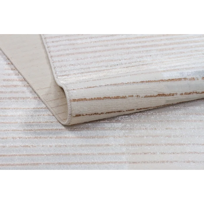 Diva 5009 Vizon Dekoratif Modern Kaymaz Tabanlı Makine Halısı