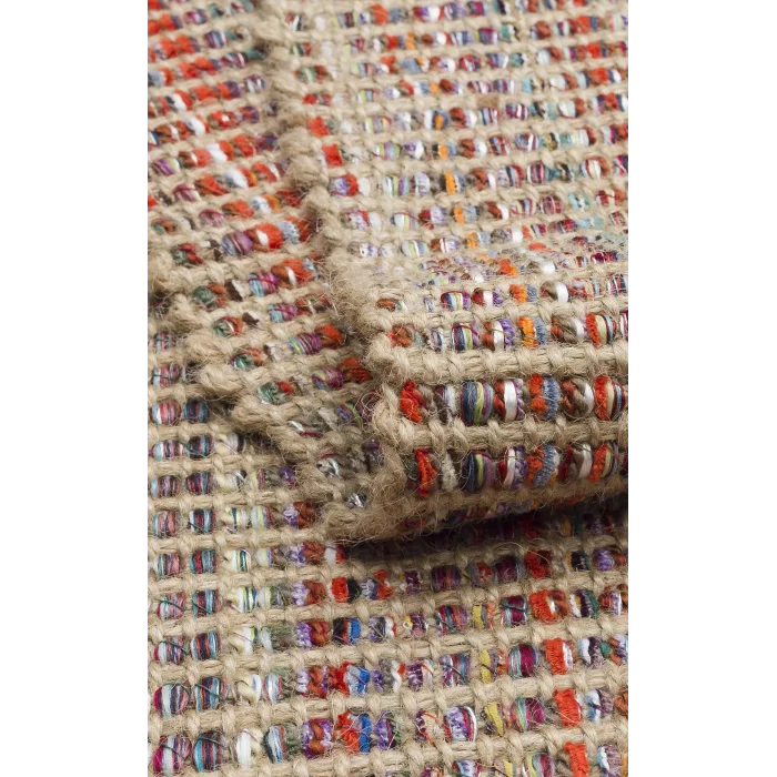 DOHA HALI 0014 Jüt ve Polyester ile Üretilen Çift Taraflı Modern Kilim