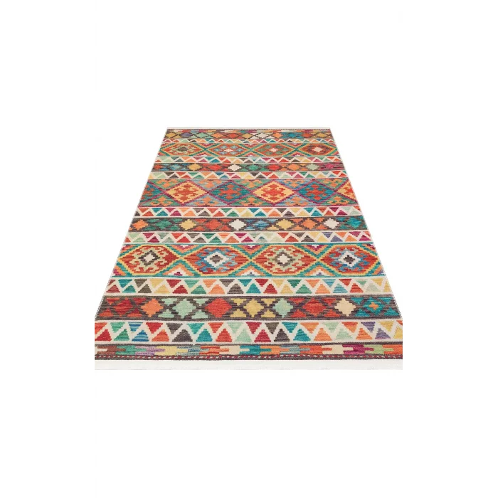 Elista Els 107 Multy  Vintage Desenlere Sahip Kaydırmaz Yıkanabilir Modern Halı