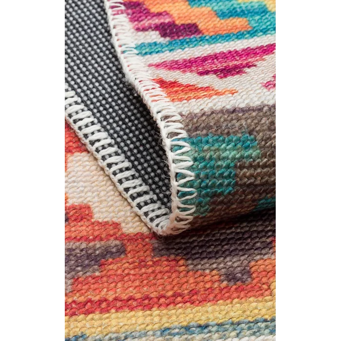 Elista Els 107 Multy  Vintage Desenlere Sahip Kaydırmaz Yıkanabilir Modern Halı