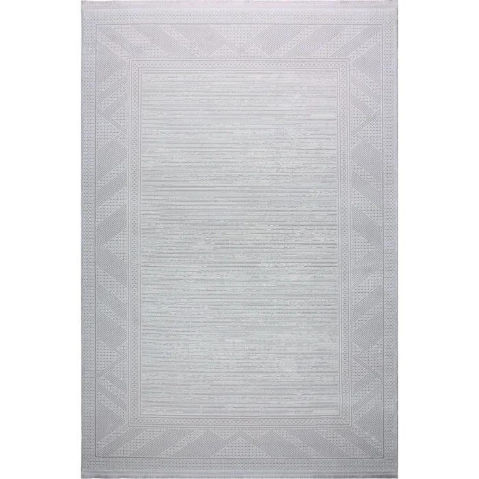 Elit 29158B Beyaz Akrilik Makine Halısı