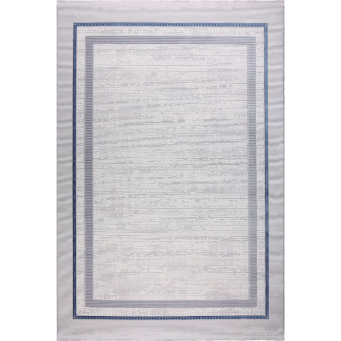 Elit 29159A Gri Mavi Akrilik Makine Halısı