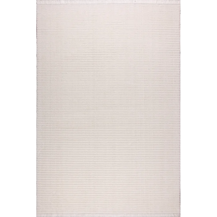 Fiesta 5291A Beyaz Özel Dokuma Tekniğiyle Üretilmiş Modern Makine Halısı ✄