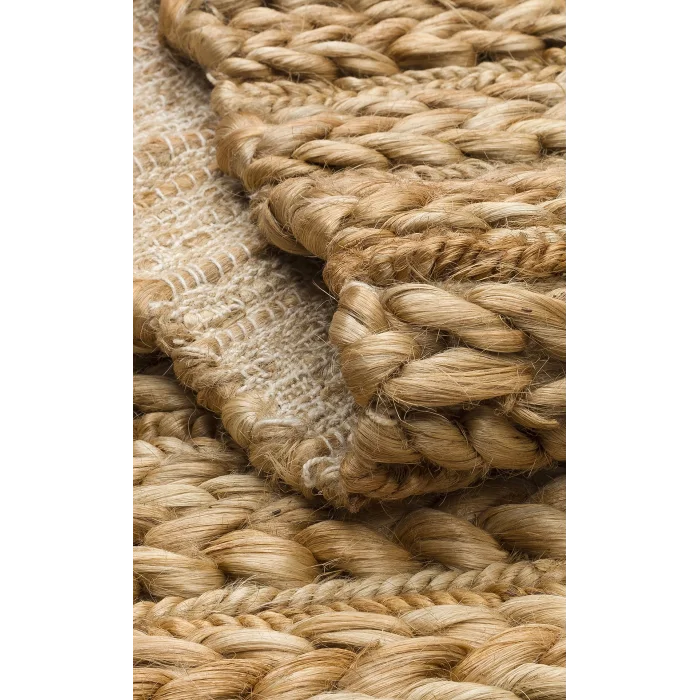 Choti Mıx Natural Flatweave Natural Jüt İle Üretilen El Dokuma Hasır Halı