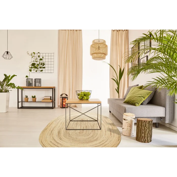 Juno Jüt Ech 01E Natural Flatweave El Dokuma Naturel Jüt Hasır Halı