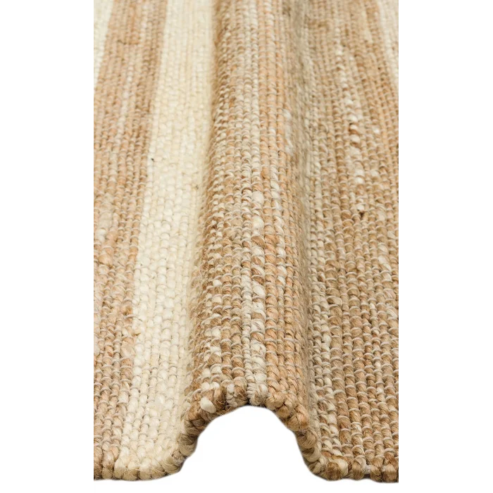 FLATWEAVE KILIM 0611 El Dokuma Naturel Jüt Hasır Halı