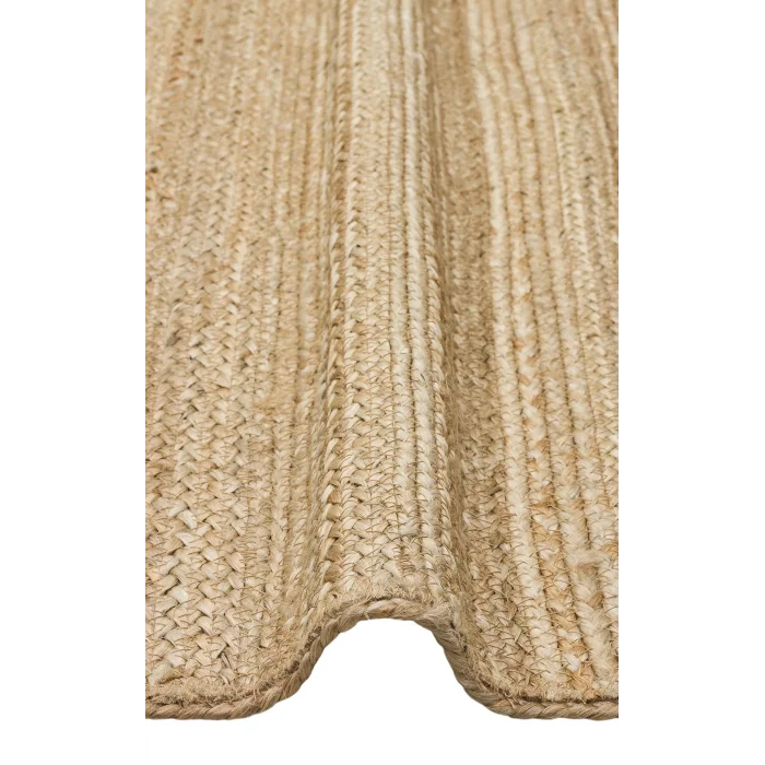 FLATWEAVE KILIM 0796 El Dokuma Naturel Jüt Hasır Halı