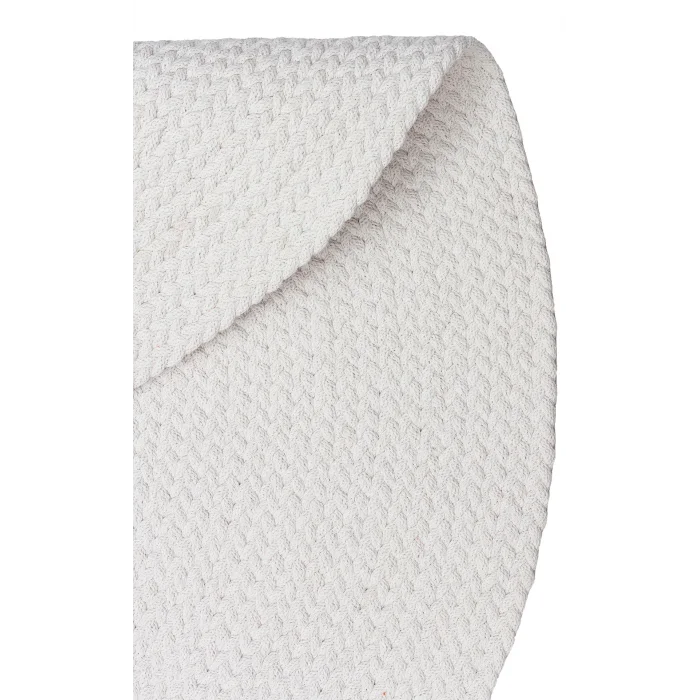 Flatweare Ptn 18 Whıte Ct Q Renkli Jüt Görünümlü Hasır Örgü Halı