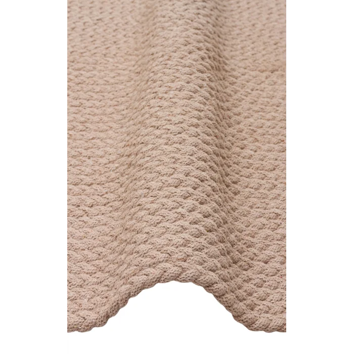 Flatweare Ptn 18 Beıge Ct Renkli Jüt Görünümlü Hasır Örgü Halı