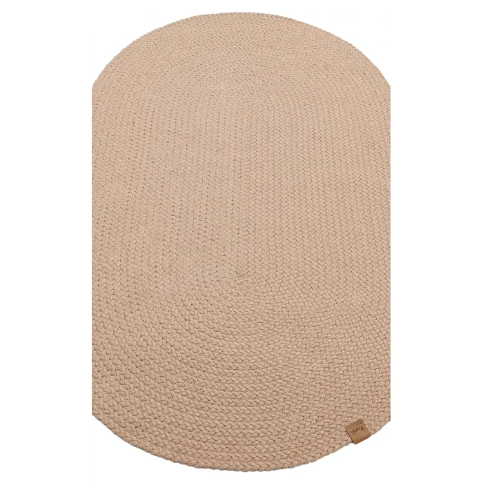 Flatweare Ptn 18 Beıge Ct Renkli Jüt Görünümlü Hasır Örgü Halı