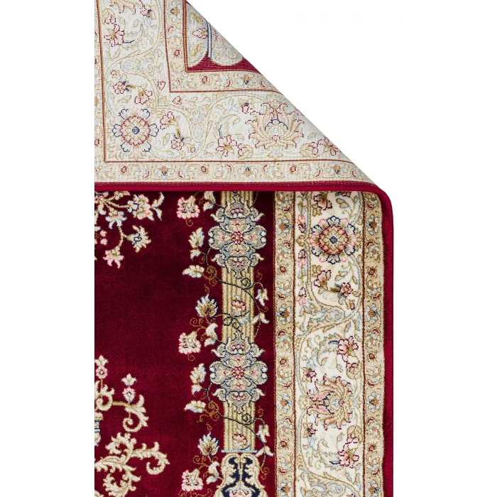 Isfahan Scd 01 Red Klasik Desenli Yüksek Kalite Sık Dokuma Seccade