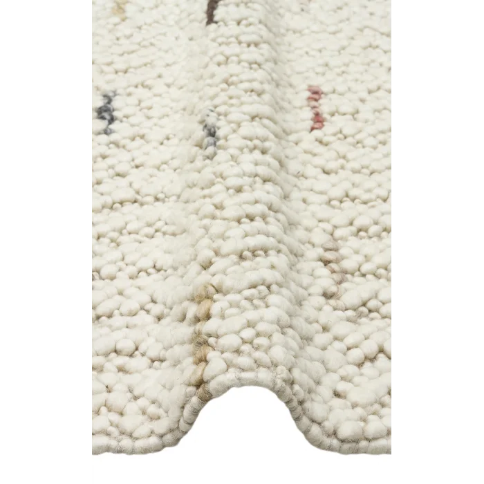 Jade Jd 06 Multy Naturel Kazak Örgü Desenli El Dokuma Örgü Halı