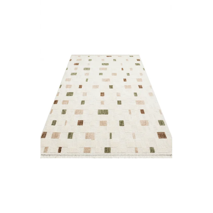 JOY HALI 0060 Hav Toz Vermeyen Yumuşak dokulu Modern Makine Halısı