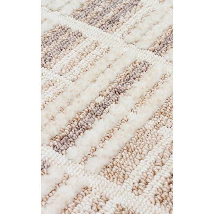 JOY HALI 0094 Hav Toz Vermeyen Yumuşak dokulu Modern Makine Halısı