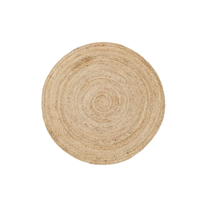 Juno Jüt Ech 01R Natural Flatweave El Dokuma Naturel Jüt Hasır Halı