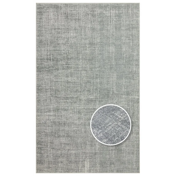 Kalahari Plain Grey Özel Dokuma Tekniği ile Üretilen Modern Sade Desenli Makine Halısı