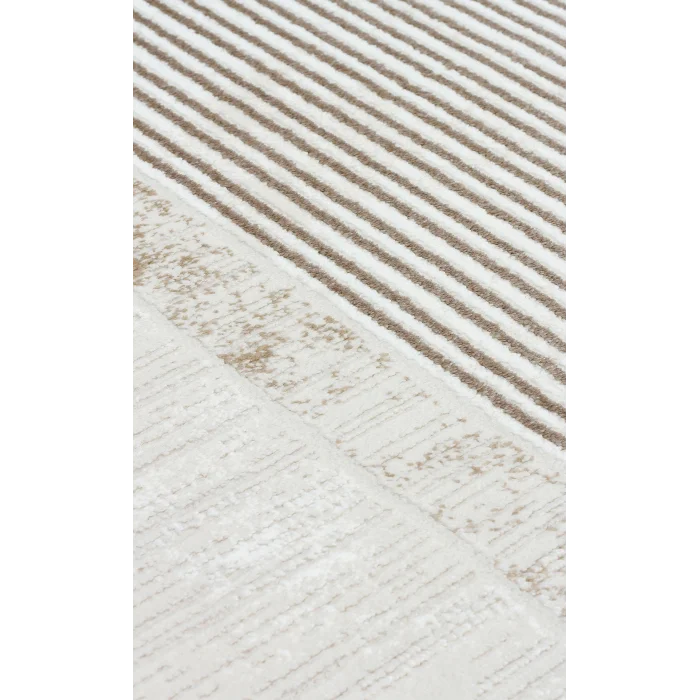 LAGOS HALI 0374 Hav Toz Vermez Eskitme Desenli Modern Makine Halısı