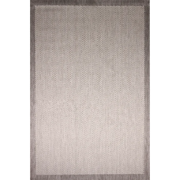 Loris L104 K.Gri Dekoratif Leke Tutmaz Yıkanailir Sisal Halı Kilim