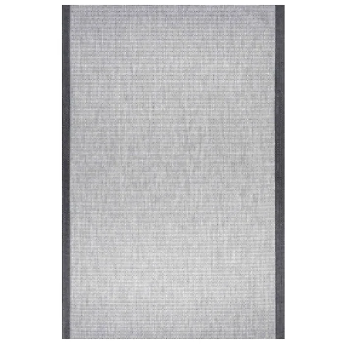 Loris L106 Siyah Dekoratif Leke Tutmaz Yıkanailir Sisal Halı Kilim