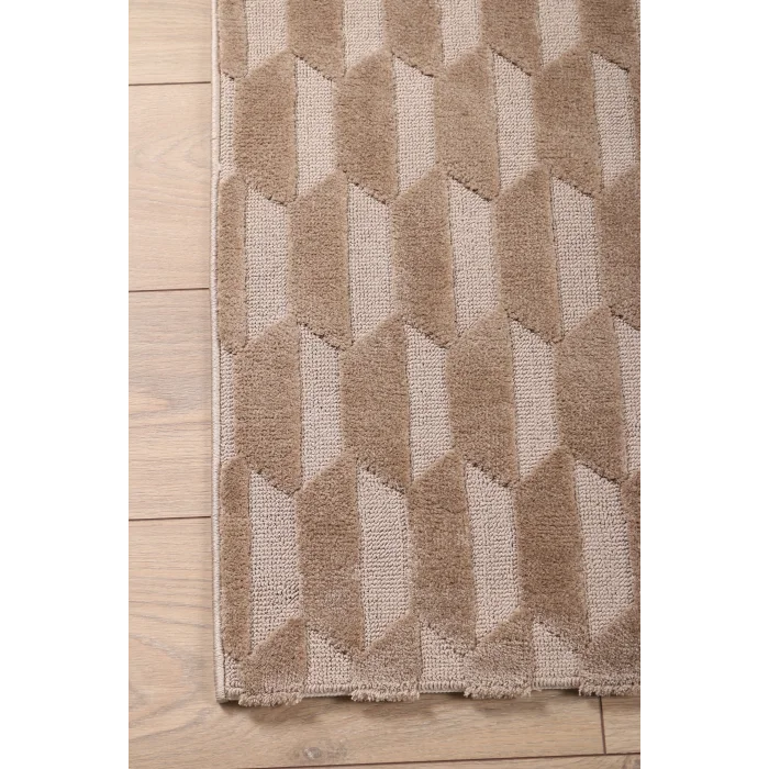 Malibu 9187A Bej Modern Makine Halısı ✄