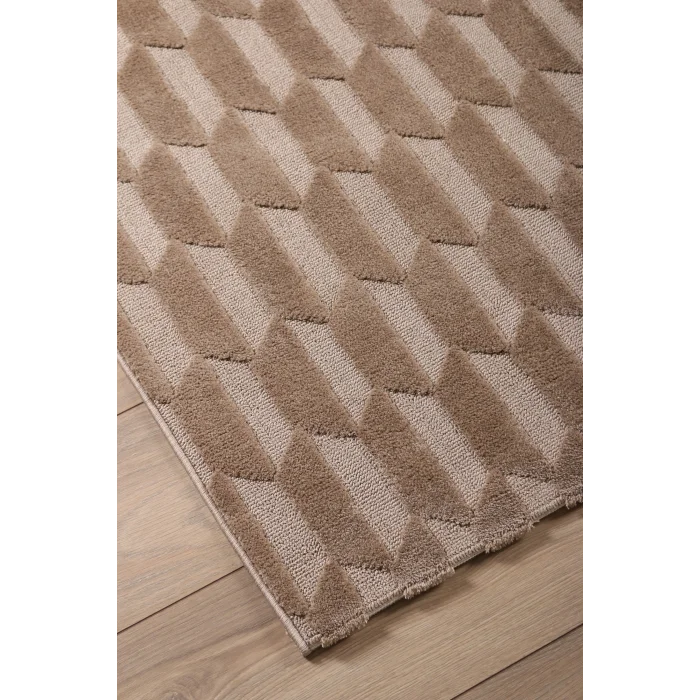 Malibu 9187A Bej Modern Makine Halısı ✄