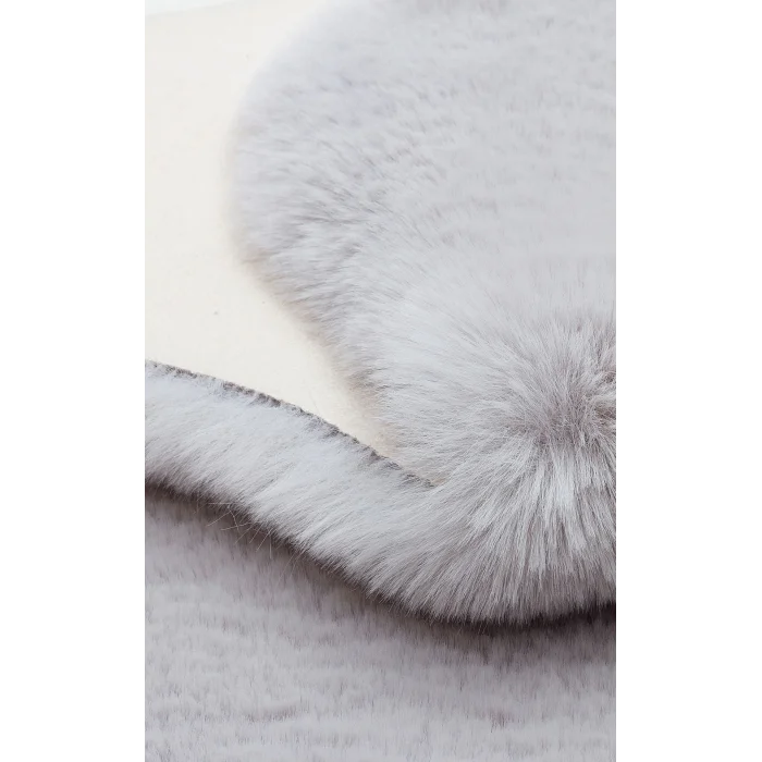 MOLLIS POST 1341 Yumuşak Dokulu Uzun Tüylü Yıkanabilir Tavşan Postu