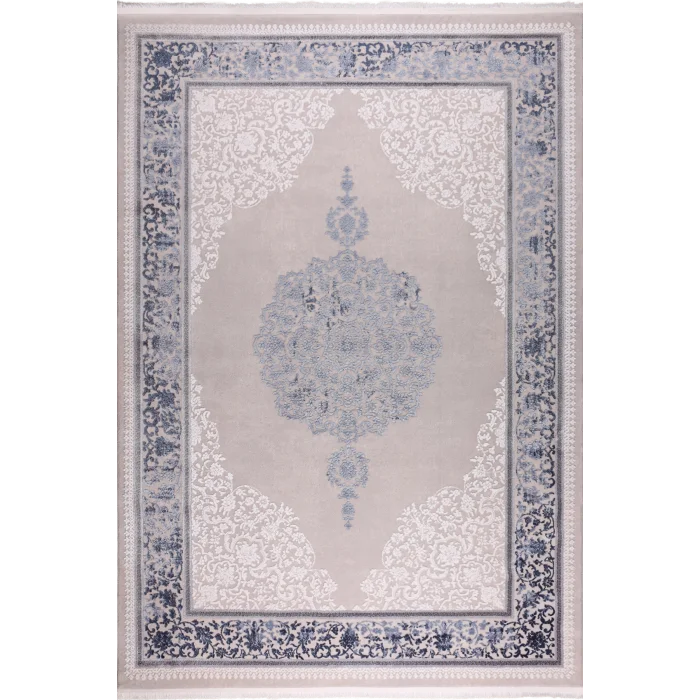 Mystique 21555A Mavi Akrilik Salon Halısı