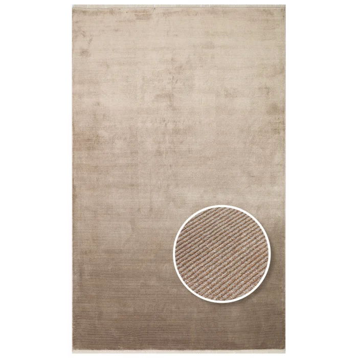 Napoli NAP 01 Vizon Grey Sade Desenli Modern Sık Dokuma Makine Halısı