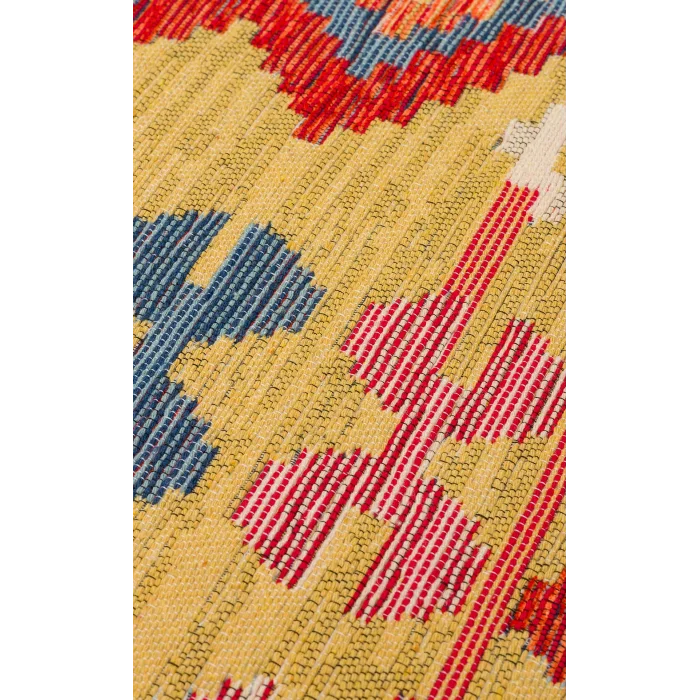 NOMAD KILIM 0013 Yıkanabilir, Çift Taraflı Kullanıma Uygun Yumuşak Tuşeli Otantik Kilim