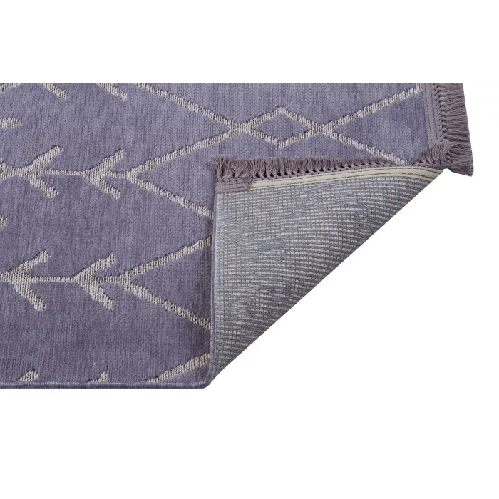 Otantik 3003 Gri Dekoratif Modern Kaymaz Tabanlı Makinede Yıkanabilir Halı Kilim