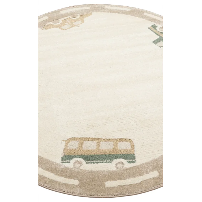 PICCOLO HALI 0001 Pastel Renkli Hav ve Toz Vermeyen Çocuk Halısı