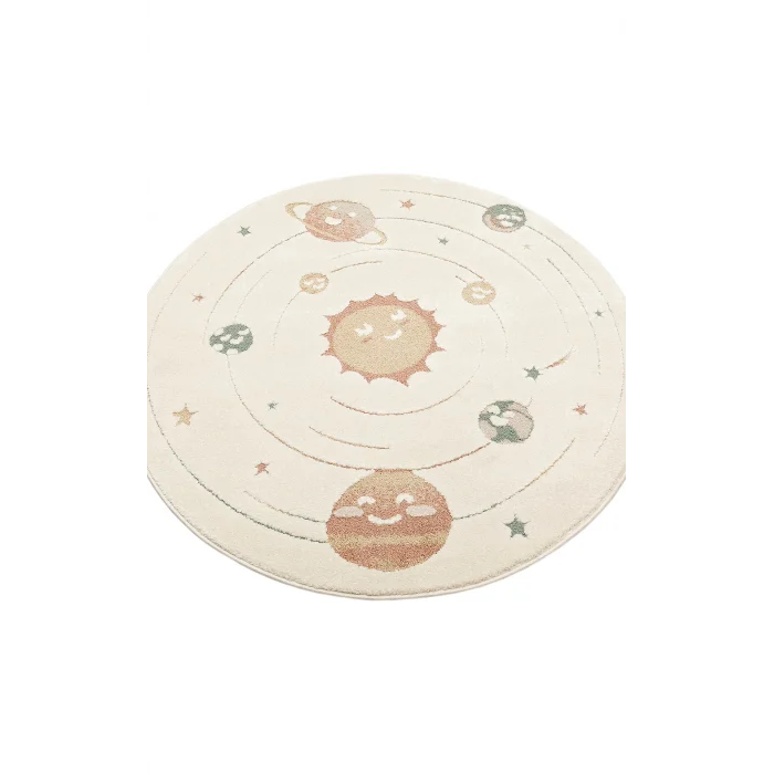 PICCOLO HALI 0003 Pastel Renkli Hav ve Toz Vermeyen Çocuk Halısı