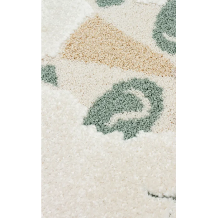 PICCOLO HALI 0008 Pastel Renkli Hav ve Toz Vermeyen Çocuk Halısı