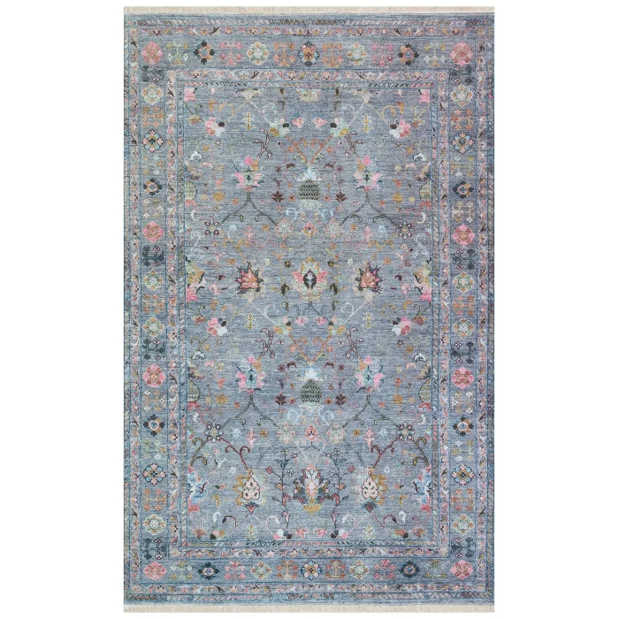 Ruby RB 01 L.Multy Yıkanabilir Kolay Kullanımlı Modern ve Geleneksel Desenlere Sahip Renkli Kilim