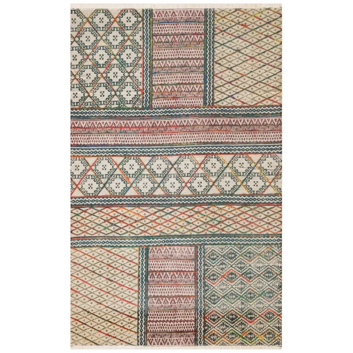 Ruby RB 05 L.Multy Yıkanabilir Kolay Kullanımlı Modern ve Geleneksel Desenlere Sahip Renkli Kilim