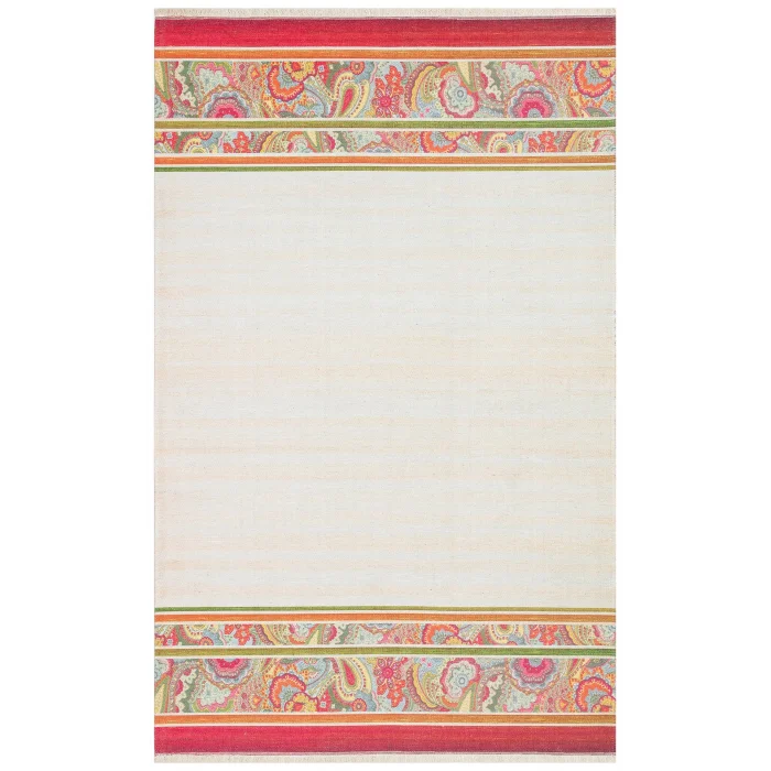 Ruby RB 10 Multy Yıkanabilir Kolay Kullanımlı Modern ve Geleneksel Desenlere Sahip Renkli Kilim