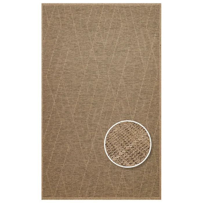 SALDA HALI SLD 03 NATURAL Güneş Işığı ve Suya Dayanıklı Jüt Görünümlü Sisal Halı
