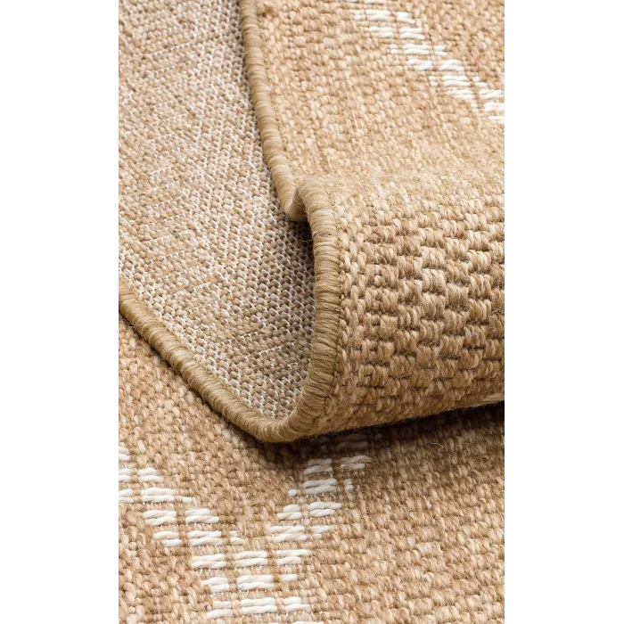 Salda SLD 04 NATURAL WHITE Güneş Işığı ve Suya Dayanıklı Jüt Görünümlü Sisal Halı