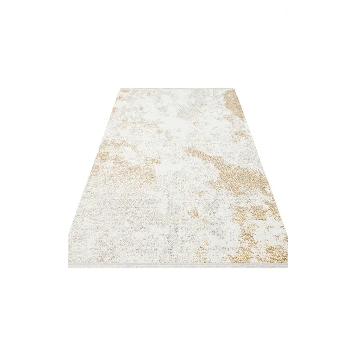 SATEEN HALI 0814 Yıkanabilir Kaymaz Tabanlı Hav Vermez Sık Dokuma Modern Halı