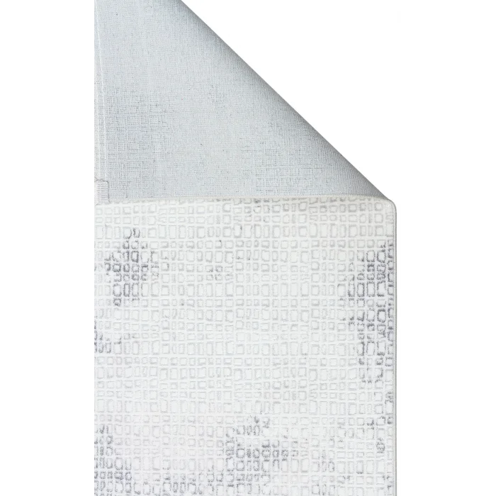 SATEEN HALI 0833 Yıkanabilir Kaymaz Tabanlı Hav Vermez Sık Dokuma Modern Halı