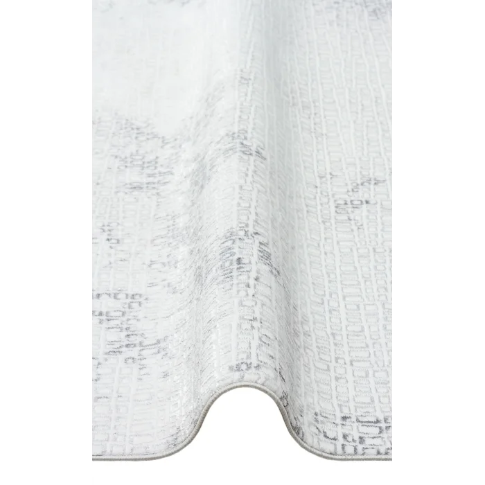 SATEEN HALI 0833 Yıkanabilir Kaymaz Tabanlı Hav Vermez Sık Dokuma Modern Halı