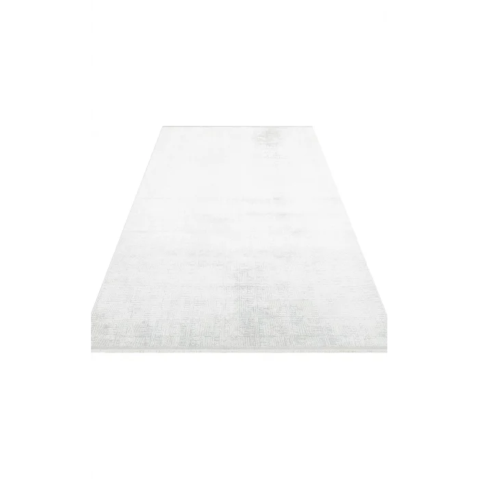 SATEEN HALI 0847 Yıkanabilir Kaymaz Tabanlı Hav Vermez Sık Dokuma Modern Halı