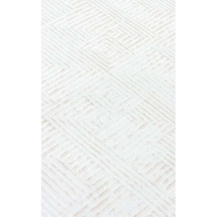 SATEEN HALI 0855 Yıkanabilir Kaymaz Tabanlı Hav Vermez Sık Dokuma Modern Halı