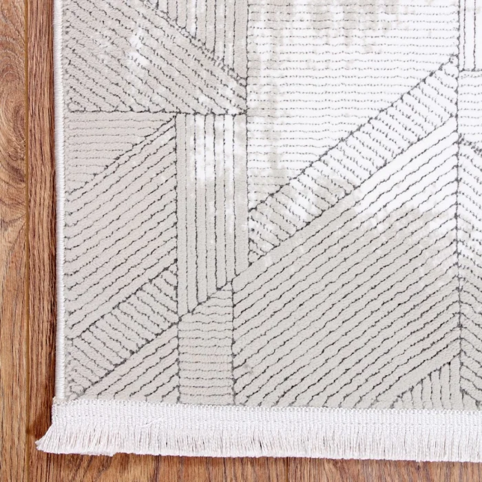 Stone ST-4 Krem Bej Modern Desen Dekoratif Halı