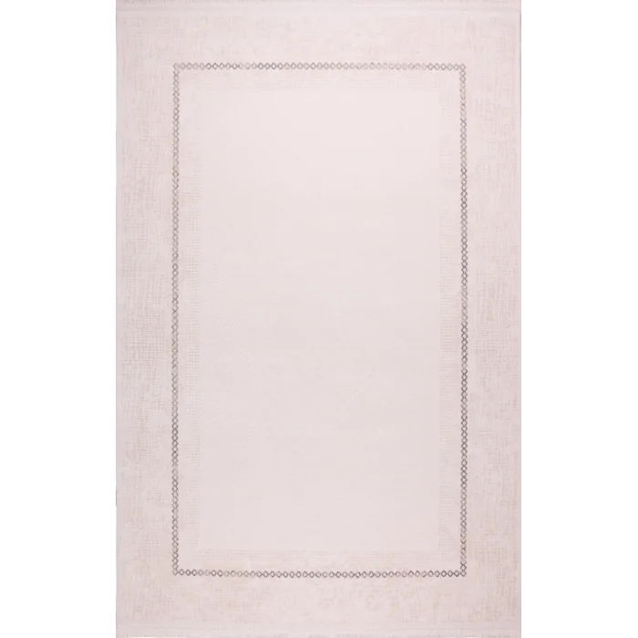 Zagreb 4305A Antrasit Akrilik Dekoratif Salon Makine Halısı