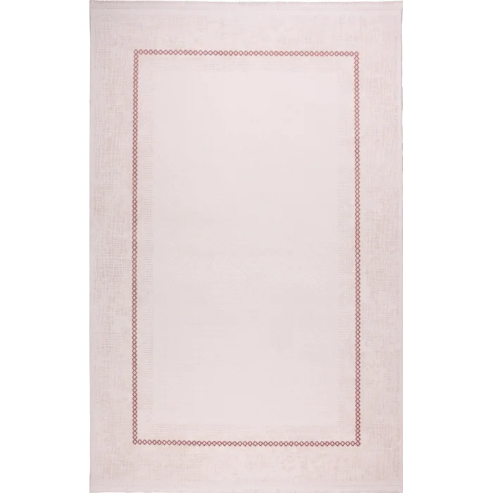 Zagreb 4305A  Pudra Akrilik Dekoratif Salon Makine Halısı