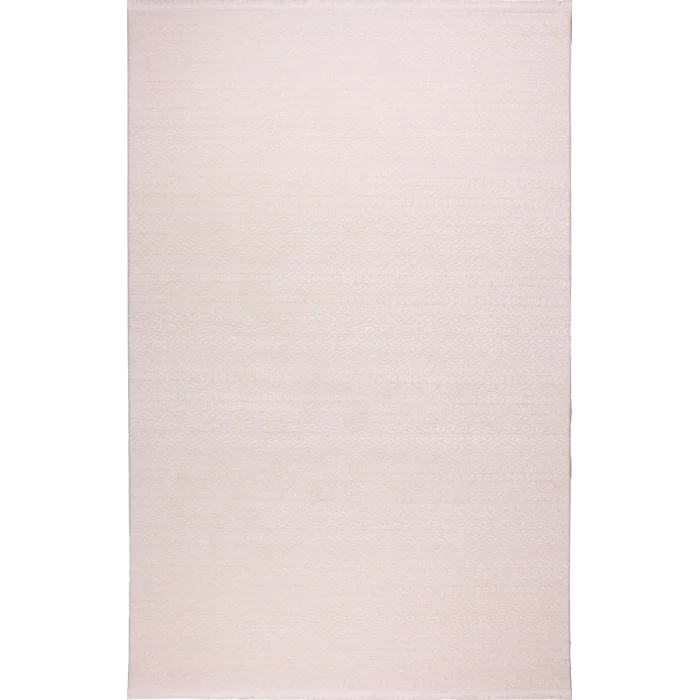 Zagreb 4315A Krem Akrilik Dekoratif Salon Makine Halısı