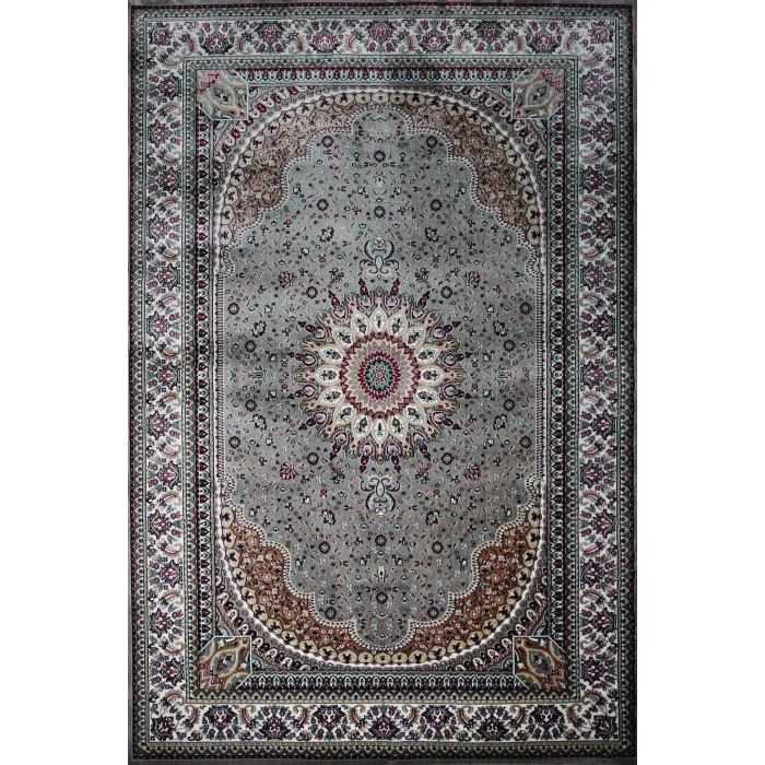 Zeyrek 802 Gri Klasik Desen Makine Halısı