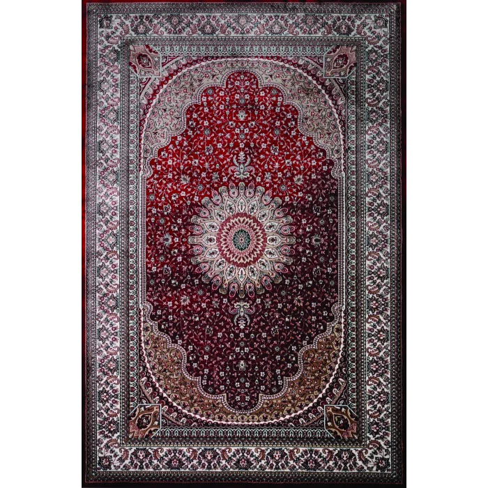 Zeyrek 802 Kırmızı Klasik Desen Makine Halısı