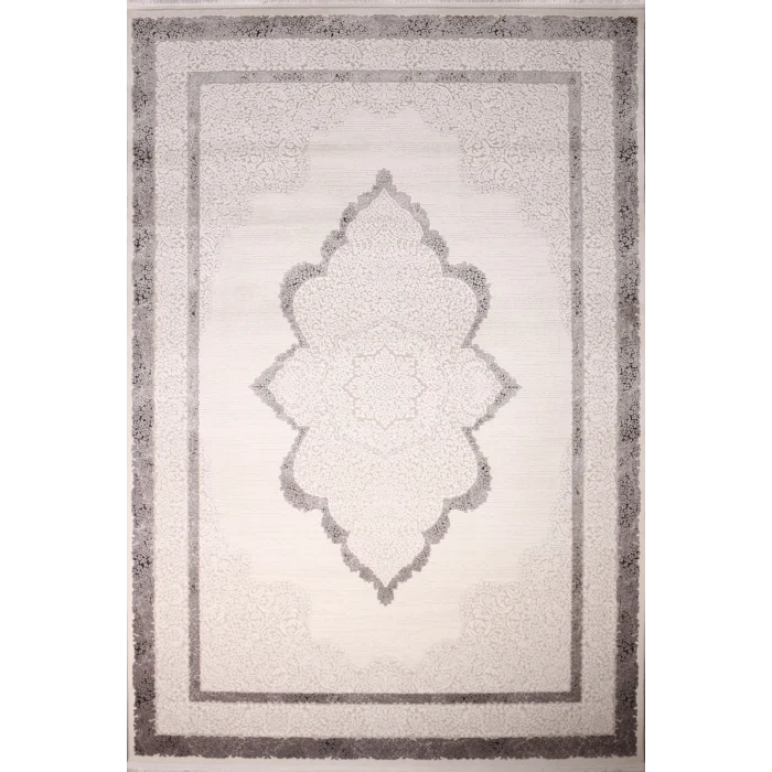 Zyra 210A Antrasit Akrilik Dekoratif Salon Halısı